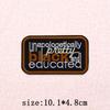 Black Girl Embroidery Patch Iron On Patches For Clothing Black Girl Magic Patches On Clothes DIY Sewing Ironing Patch Applique