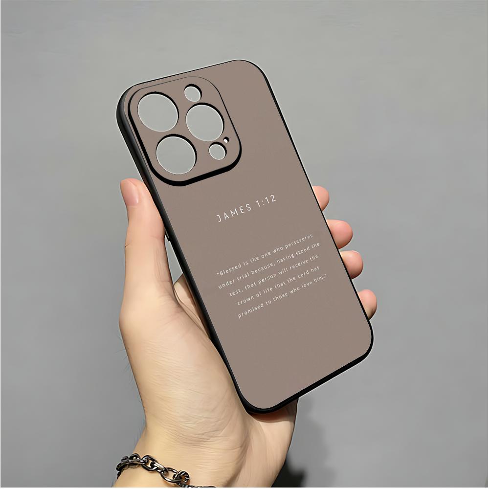 

Библейский стих Иисус Христос Христианский чехол для телефона Для IPhone 16,15,14,13,12,11,XS,XR,X,8,7,Pro,Max,Plus,mini Силиконовый Черный Чехол iphone15ProMax
