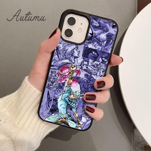 Jolyne Kujo Johnny Joestar Jojo Handyhülle für iPhone 11 12 13 14 Pro Max mini X XR XS SE 2020 6S 7 8 Plus Samsung S21 S22 Hülle