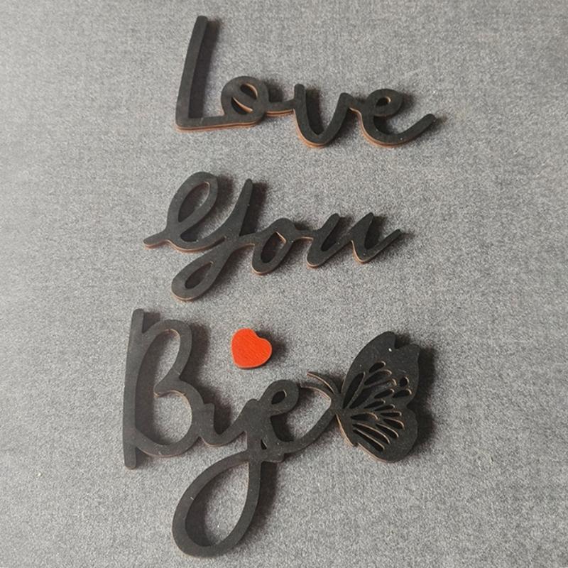 Farmhouse Wall Decors for Living Room,Hallway Entryway,Door Decors Love You Bye Wood Door Signs Modern Home Decors