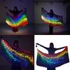 LED Dance Silk Veil Rectangle Veil Belly Dance Accessories Belly Dance Ball LED Light Silk Veils