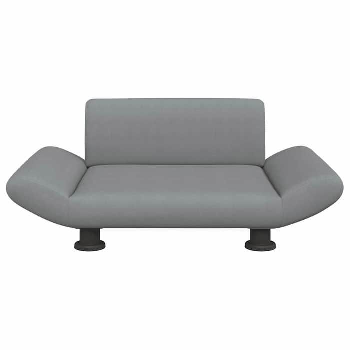 VidaXL Lit pour chien gris clair 70x45x28 cm tissu 171996