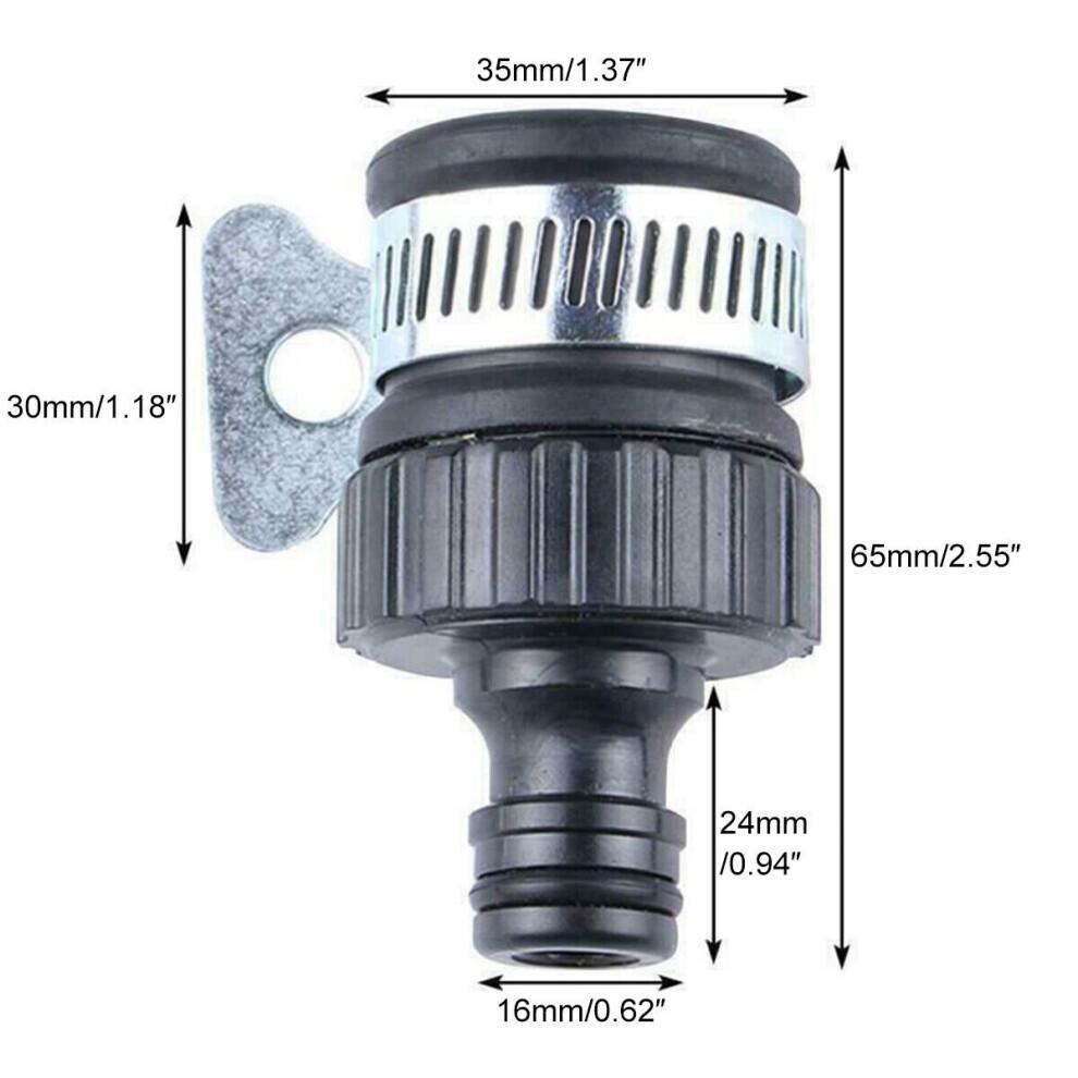 Universal Tap Connector Adapter Kitchen Mixer Tap To Garden Water Hose Pipe Fitt