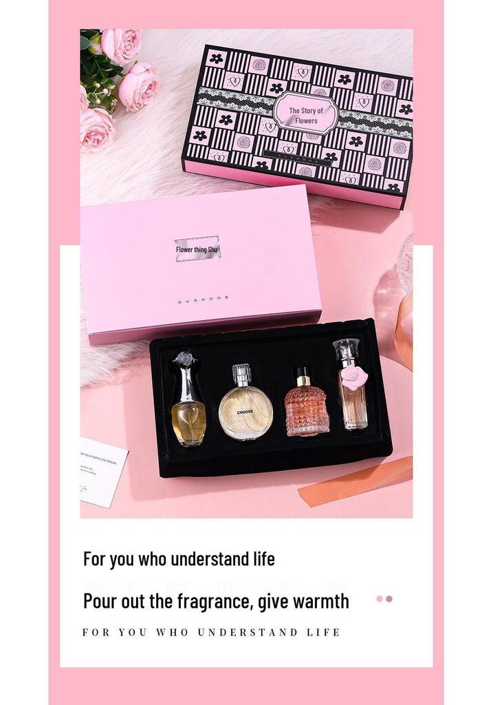 Kuangxiang Women's Perfume Gift Set - Fresh, Natural, Long-Lasting Fragrances