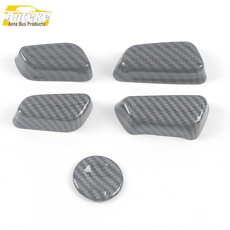 Electroplated Seat Adjustment Button Decorative Sticker for 2022 Highlander