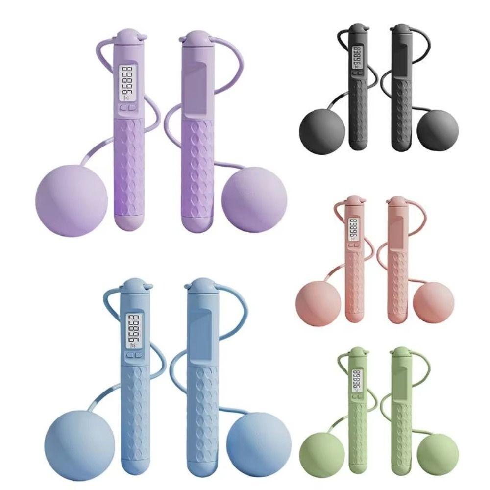 3M Length Counting Jump Rope Ball Anti-Skid Fitness Jump Rope Jump Rope with Counter  Student
