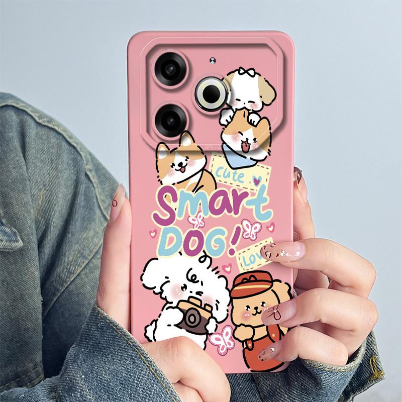For Tecno Pova 6 Neo Phone Case Pova 6Neo Back Cover Silicone Cute Panda Flower Boys Girls Cartoon Shell Protective Coque Funda