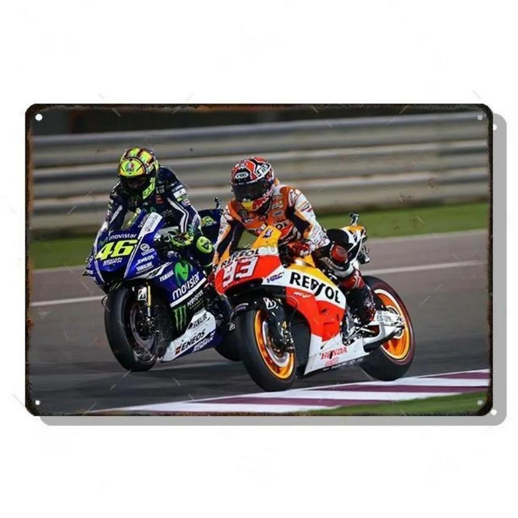 Decor Auto Vintage Metal Signs Tin Sign Motorcycle Racing Funny Poster Decor for Garage Bar Pub Club Man Cave Wall Decoration