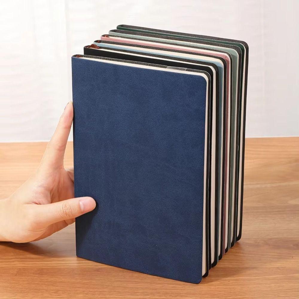 Soft Leather A5 Notebook Waterproof Cover Diary Book Multifunctional Note Pad  School Office