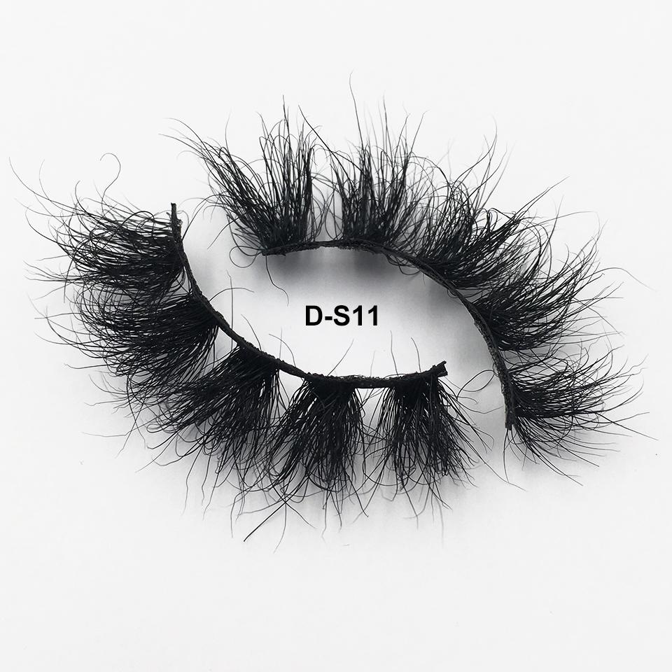RED SIREN Wimpern Dick Flauschig Nerz Wimpern Tierversuchsfrei Kurz Natürlich Handgemacht Falsche Wimpern Make-up Nerz Wimpern