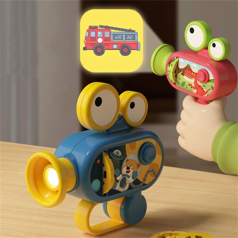 Animal Theme Projection Toy with 96 Images Children Projector Cute Projector Children Christmas Carnival Toy