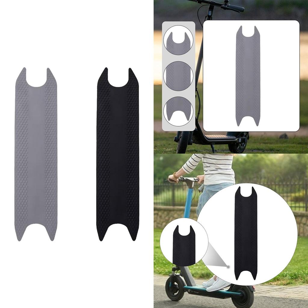 Compact Replacement Pedal Mat for Electric Scooter Silicone Foot Pad Anti Slip Easy To Clean Riding Accessory