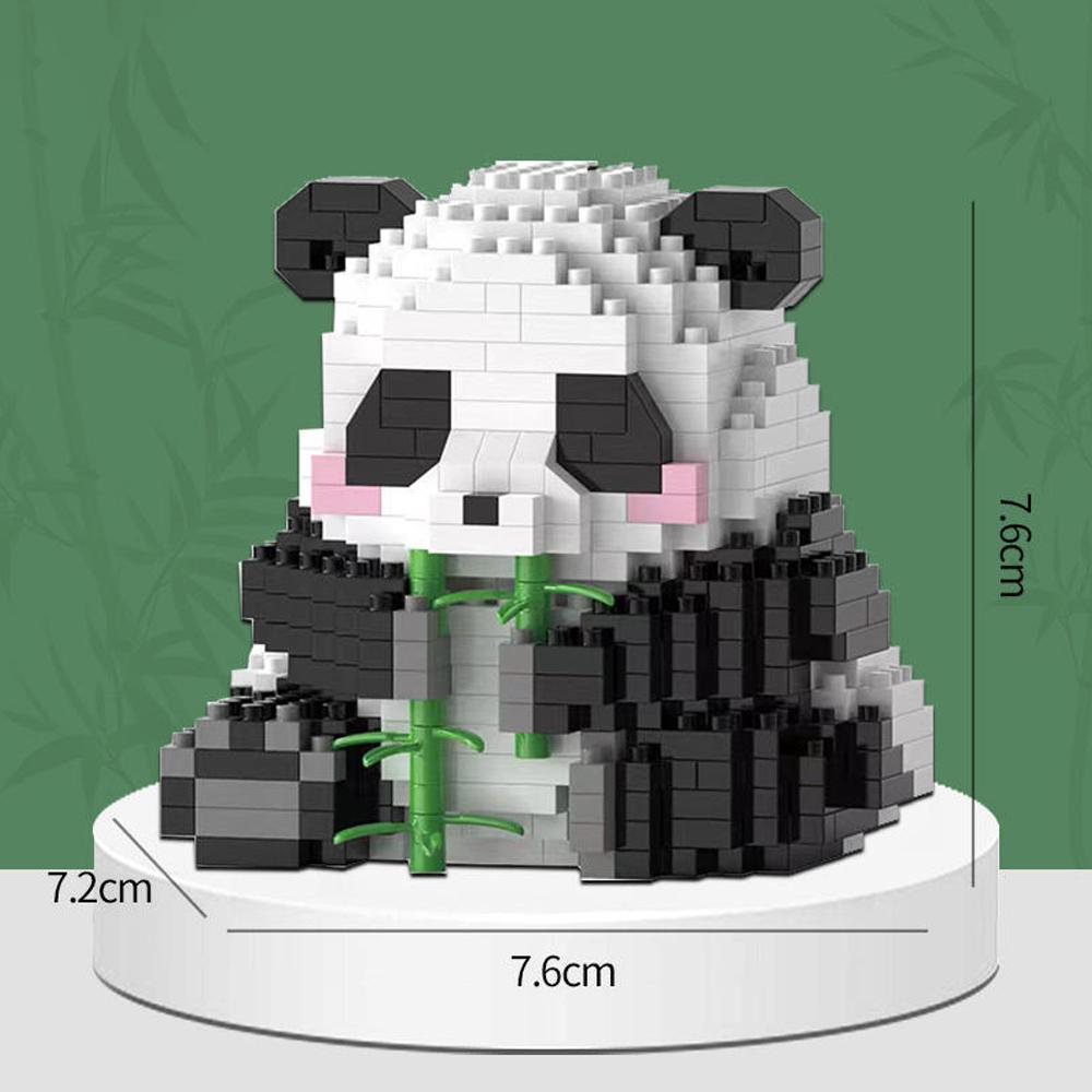 

KNEW BUILT Adorable Panda Model Micro Mini Construction Block Toy-Desktop DecorGreat Toy ideal for KidsPerfect Festival Gift Idea ideal for Girls in bag