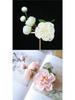 Vintage Seidenpfingstrosen Haarspange, Elegantes Hanfu Kopfschmuck-Accessoire