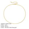 Korean Minimalist Versatile Snake Bone Chain Necklace - Cold Style Stainless Steel Jewelry