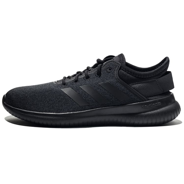 Adidas Neo Cf Qtflex Comfortable Mesh Fabric Non-Slip Low-Top Marathon Running Shoes Women Sneaker Black B43757