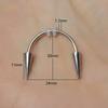Jewelry Fake Septum Piering Puncture Mouth Ring Piercing Jewelry Stainless Steel Goth Lips Ring