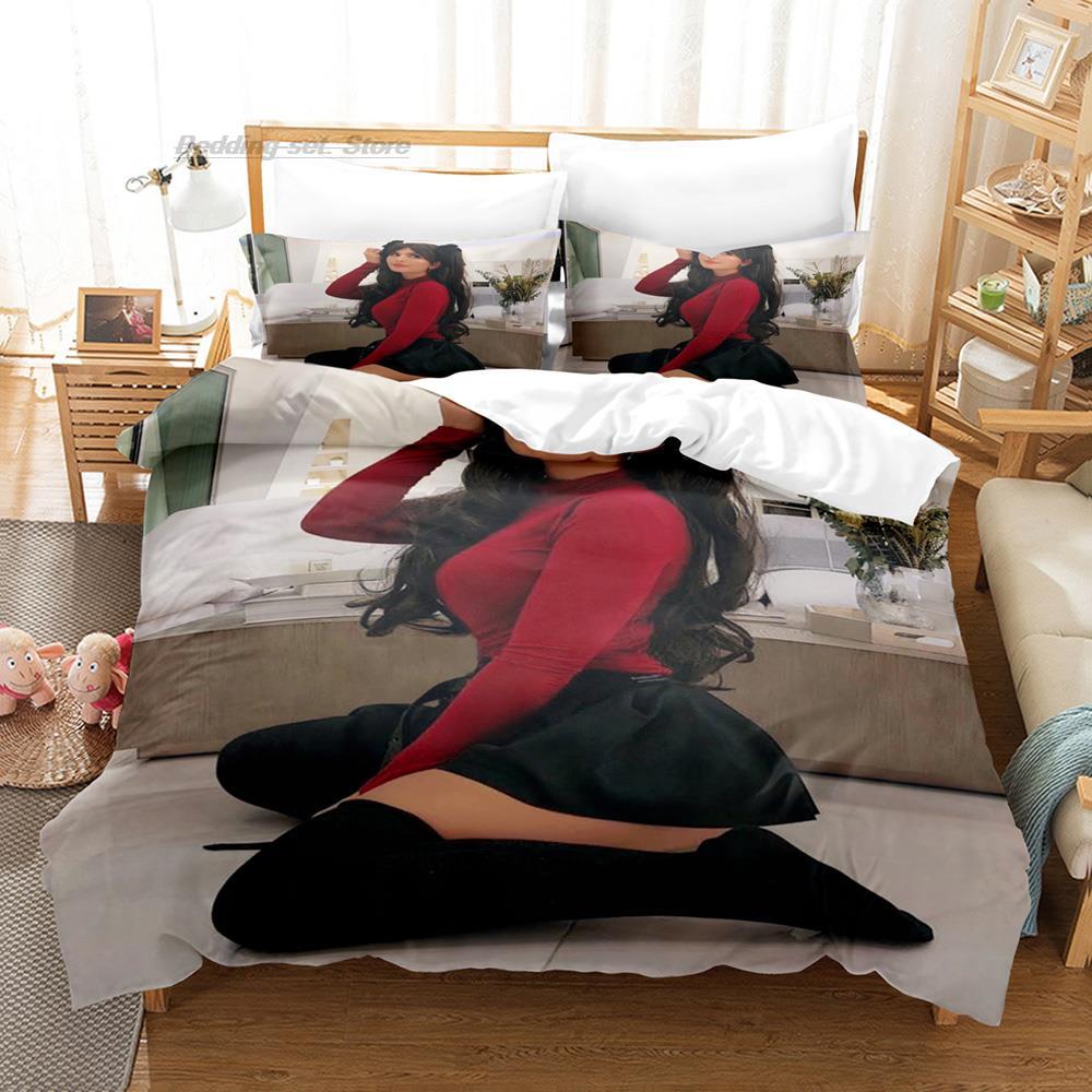 SSSniperWolf Bedding Set Single Twin Full Queen King Size Bed Set Aldult Kid Bedroom Duvetcover Sets Print Beautiful Sexy Girl