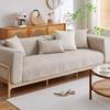 Nordic Simple Solid Color Sofa Cushion Four Seasons Pure Cotton Fabric Non-slip Cotton Seat Cushion Universal Modern Sofa Cover Cover