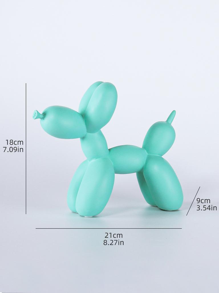 Nordic Minimalist Resin Balloon Dog Sculpture for Home Decor Bedroom Living Room and Table Decoration Trendy Decorative Figurine
