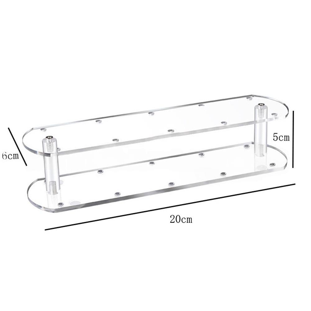 1pcs Transparent Acrylic Party Lollipop Rack 20*6*5cm Clear Acrylic Cake Stand 10 Holes For Weddings & Parties Storage Parts