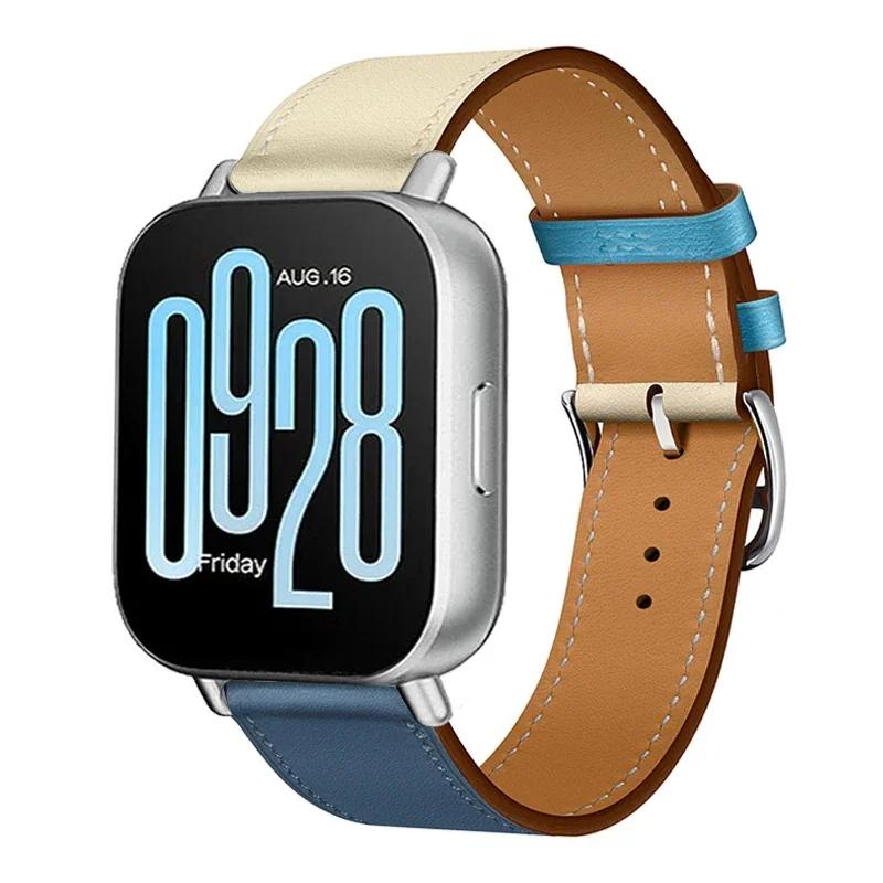 Leather Bracelet Loop For Realme Watch 5 Wrist Strap Accessories 22mm Correa For Realme Watch S2/3 3Pro S SPro/2 2 Pro Watchband