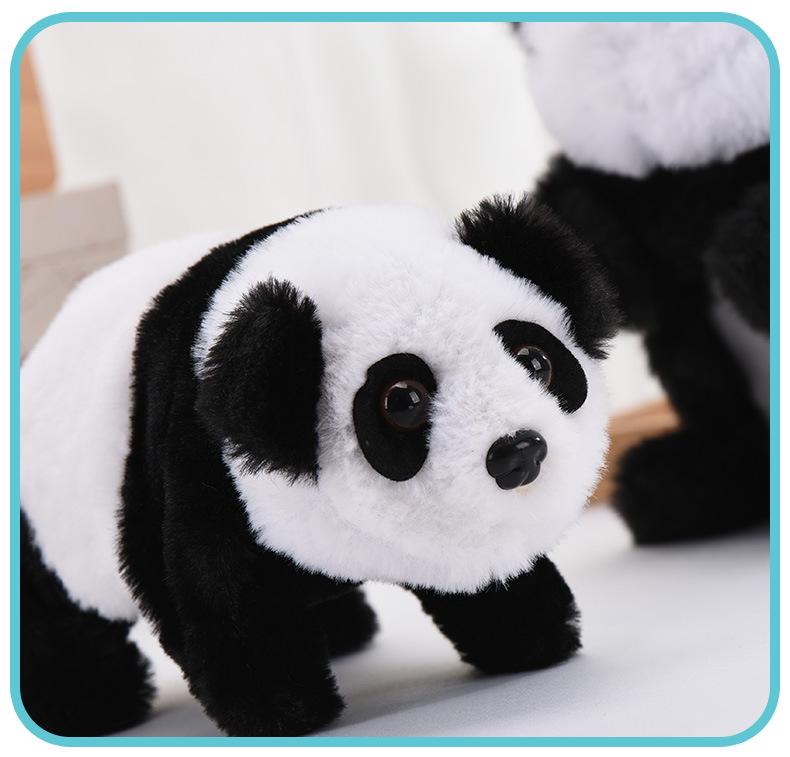 Electric Walking Plush Panda Toy: Crawling, Walking, and Barking Panda for Children