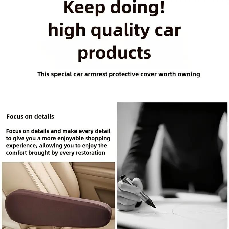 1PC Car Seat Armrest Cover Universal Auto Armrests Dust-proof Hand Armrest Protector Elastic Cloth Covers