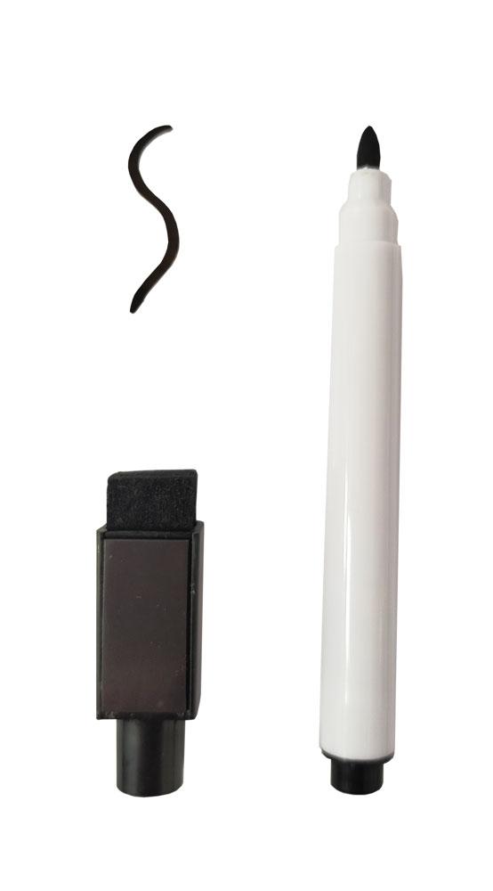 Dry erase markers for boards, 10 pcs, black