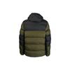 Nike Logo Zip-Up Hooded Long-Sleeve Down Jacket Men Outerwear Green DX2040-011