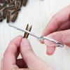 Plier Scissor Design Nut Cracker Manual Operation Pistachio Sheller Shell Opener  For Pine Nuts