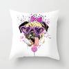 French Bulldog Cushion Cover Sofa Dogs Pillow Cover for Home Decoration Sofa Chair Cars Decorative Pillows Pillowcase X