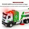 1:32 Elektrischer Saugkehrer Modellauto Müllwagen Spielzeug Ton Licht Pull-Back Straßenräumer Autos Modelle Türen Geöffnet Spielzeug
