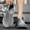 Summer Men'S 3D Printed Casual Shoes Are Breathable Hollow And Comfortable Eva Soft Soled Hiking Shoes Suitable For Daily Wear