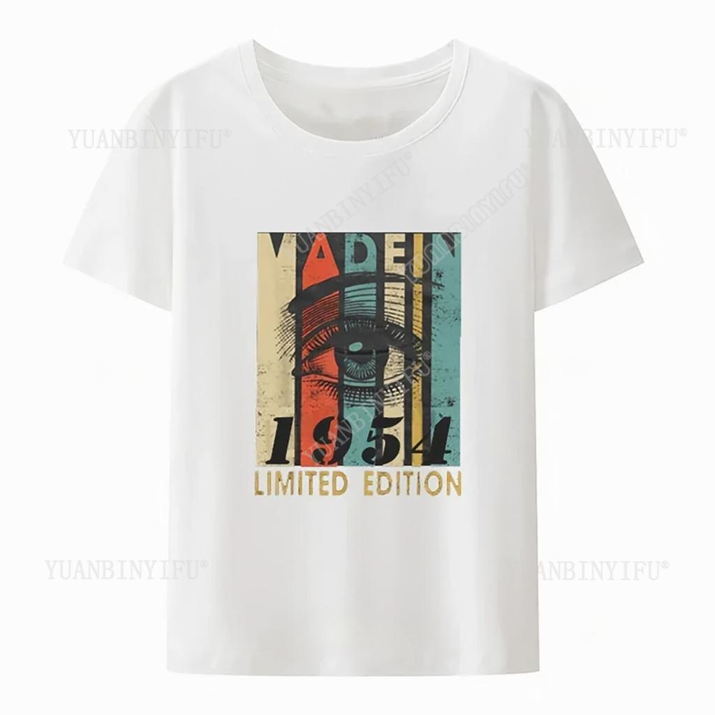 Street Fashion Vintage Made  1954 73th Birthday T Shirts 73 Years Old  Born  Gift Serial  Dad and Grandpa