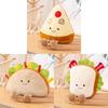 Giocattolo Peluche Sandwich Pizza Hamburger Ciondolo Decorativo Per Bambini e Collezionisti