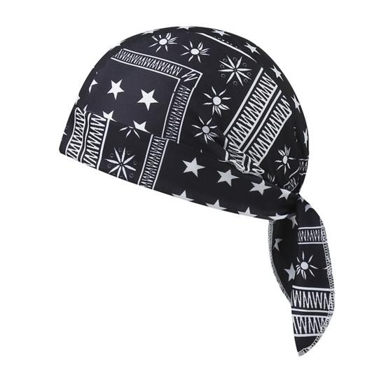 Paisley Cooling Headscarf Cap Set Sweat Wicking Adjustable