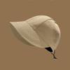 Ruth same fisherman hat children summer plain sunscreen waffle bucket hat thin modified face cap