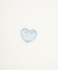 FALLETT Heart Emblem Ringer Short Sleeve T-Shirt Sky Blue