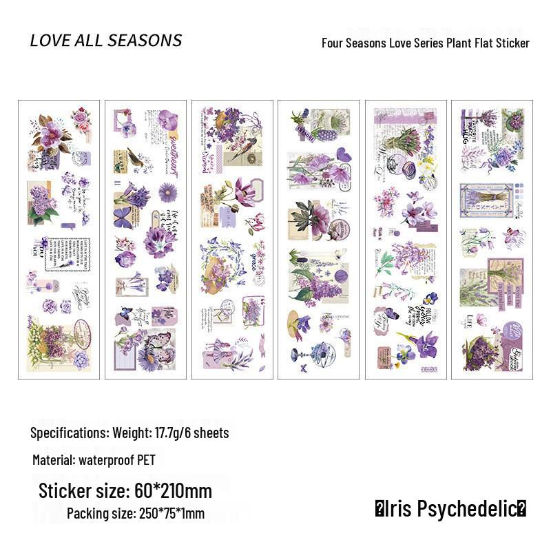 Yuezhen All-Season Waterproof Pet Notebook Sticker Pack
