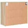 Shoe Cabinet in Sonoma Oak 77.5 x 30 x 67 cm Particleboard
