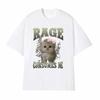 Funny Meme Top Sorry Im Just A Girl Funny Cat Fans Pattern TShirt Summer Y2k Fashion Tops Casual Loose Print Streetwear Unisex