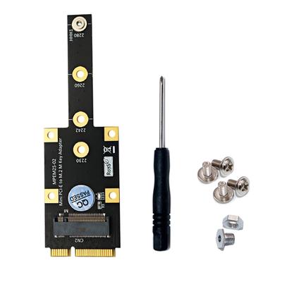 Mini PCIE NVME SSD Adaptörü Mini PCIExpress M.2 M Anahtar Dönüştürücü Yükselticiler Kurulu Genişletme Kartı için 2230 2242 2260 2280