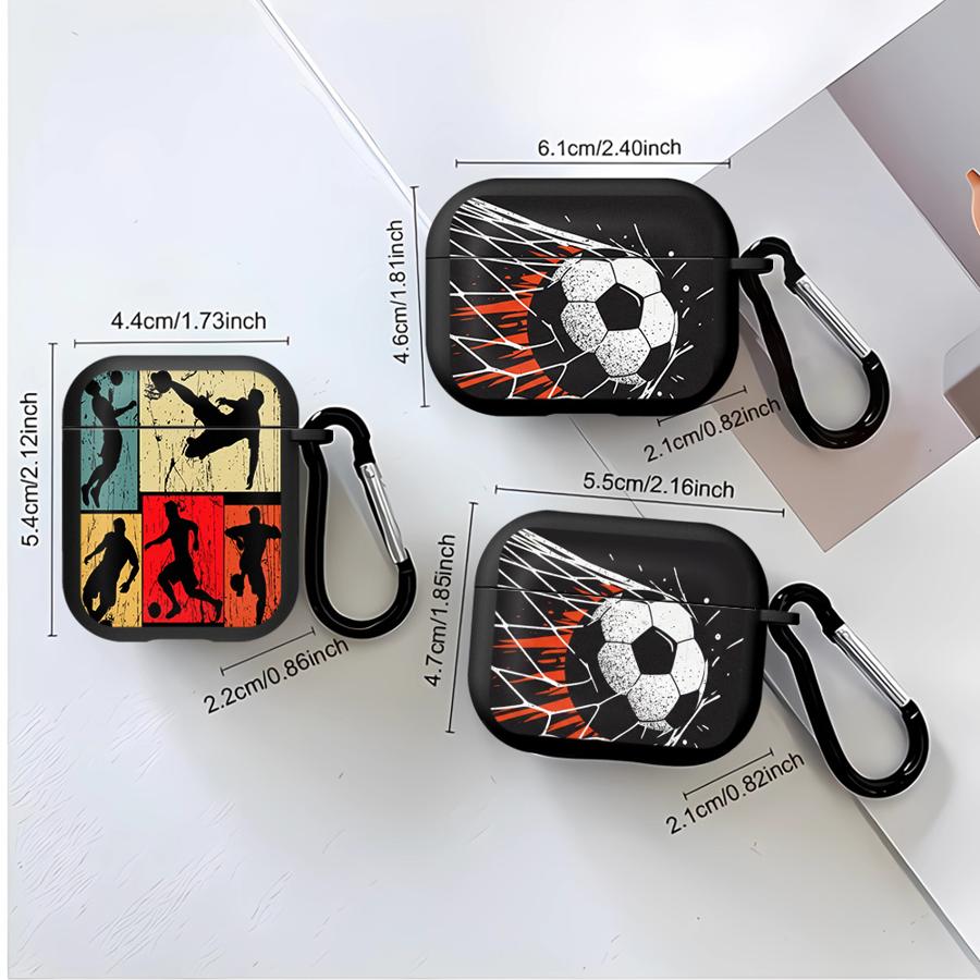 Football Silhouette Earphone Cases Cover Case For Airpods 1 3 Pro Pro3 2 Pro2 4