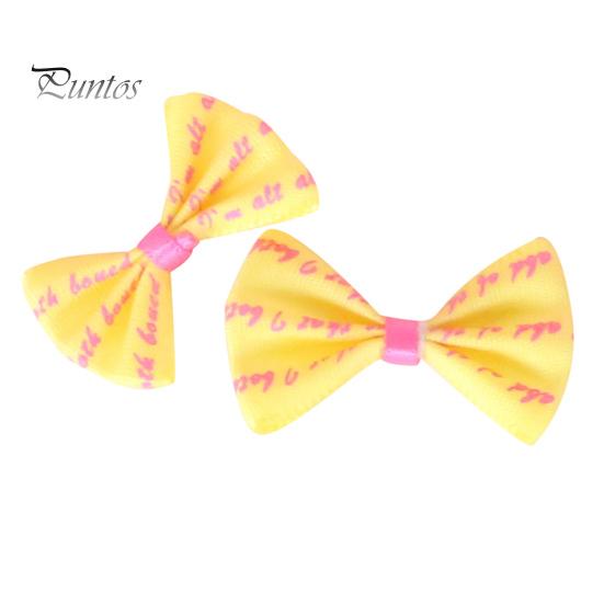 6 Pcs Dog Cat Puppy Hair Clips Bow Tie Flower Bowknot Hairpin Pet Grooming