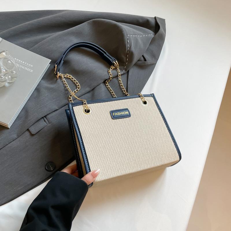 

Сумка женская весна-лето 2025 новая модная цепочка на плечо сумка-мессенджер популярная высококлассная сумка-тоут синий