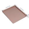 Carbon Steel Multifunctional Baking Pan Non Stick Rectangle Non Stick Pizza Pan Gold Rolled Edge Bakeware