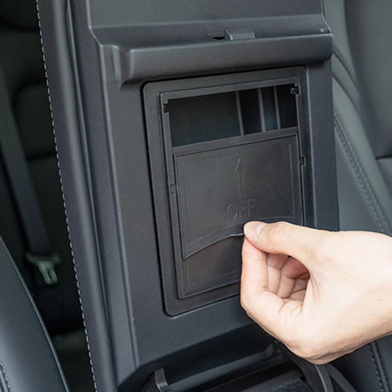 Armrest Hidden Storage Box For Tesla Model 3 / Y 2016- 2021 Center Console Organizer Tray Car Interior Accessories