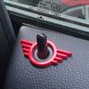 For MINI ONE Cooper S JCW R55 R56 R61 F54 F55 F56 F57 F60 Countryman Car Door Button Decoration Sticker Modification Accessories