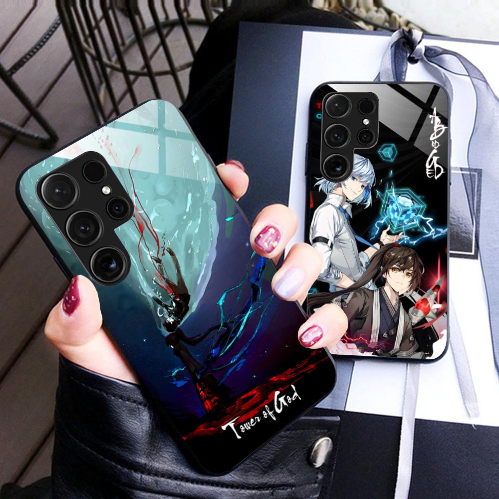 Anime Game Tower of God Phone Case for Samsung Galaxy S26 S25 S24 S23 S22 S21 S20 Note20 Plus FE Ultra Glass Colorful Cover